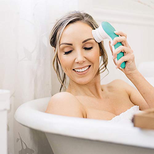 Fancii 7 in 1 Waterproof Electric Facial & Body Cleansing Brush Exfoliating K...