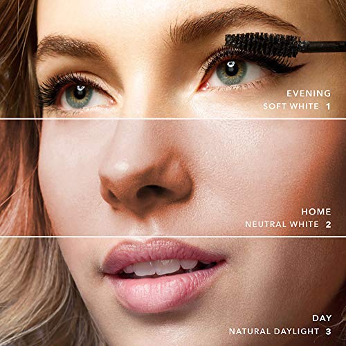 Fancii LED Makeup Vanity Mirror with 3 Light Setting and 15x Magnifying Mirro...