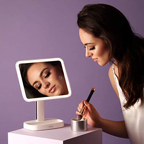 Fancii LED Makeup Vanity Mirror with 3 Light Setting and 15x Magnifying Mirro...