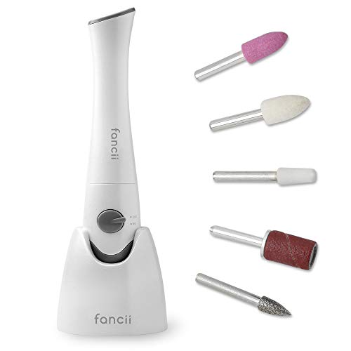 Fancii Professional Electric Manicure & Pedicure Nail File Set with Stand - T...