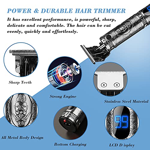 Fancy Home T Blade Trimmer Pro Li Outliner Zero Gapped Detail Beard Shaver Pr...