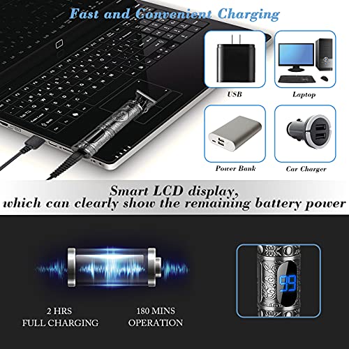 Fancy Home T Blade Trimmer Pro Li Outliner Zero Gapped Detail Beard Shaver Pr...