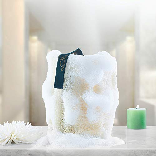 Fancy Pine Loofah Sponge for Exfoliating Skin - Hard to Soft Customizable, Yu...