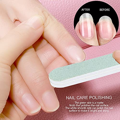 Nail Files and Buffers, FANDAMEI 20PCS Professional Manicure Tools Kit. Recta...