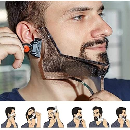 Beard Shaping & Styling Tool With Comb for Perfect line up & Edging For Men's...