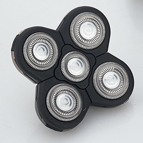 Men Electric Shavers Replacement Heads 5 in 1 Razor Replaceable Alternate Flo...