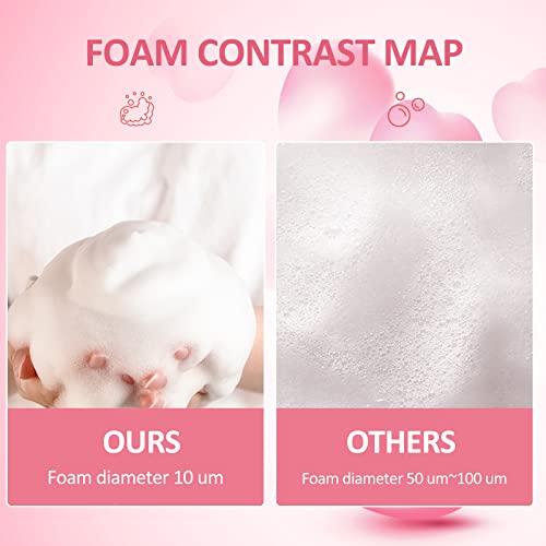 Eyelash Extension Cleanser 60ml +Mascara Wand+ Brush Eyelid Foaming Cleanser,...