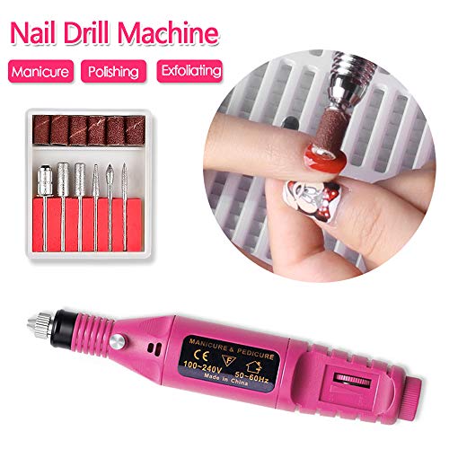 Fantexy Professional Portable Electric Nail Drill,Acrylic Nail Kit, Gel Remov...