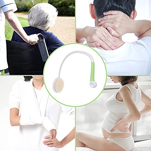 Fanwer Back Bath Brush With U-Shaped Long Handle, 27.5” Shower Body Brush Wit...