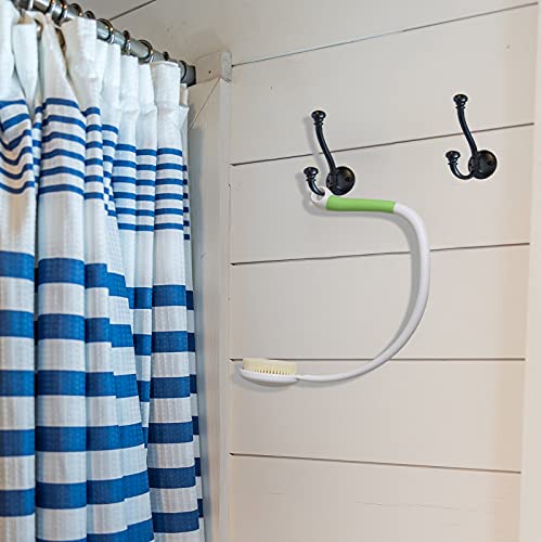 Fanwer Back Bath Brush With U-Shaped Long Handle, 27.5” Shower Body Brush Wit...