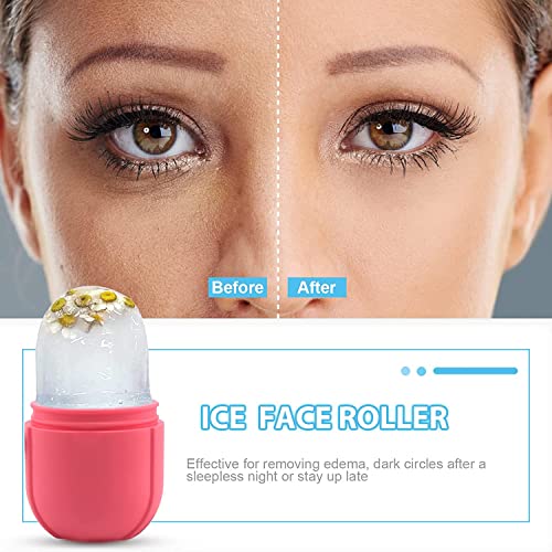 Ice Face Roller Beauty Ice Facial Roller Ice Mold for Face Skin Care Ice Roll...