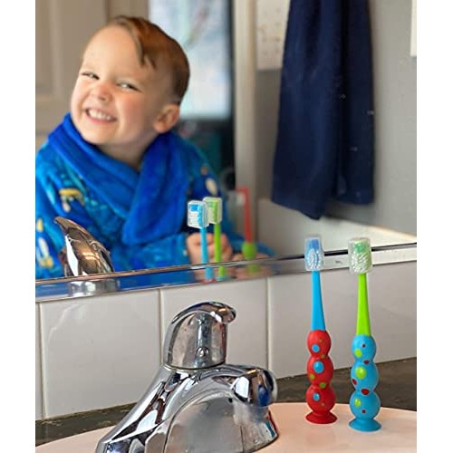 Farber Baby Kids Toothbrushes Set – Childrens Toothbrush 6 Pack with Compact,...