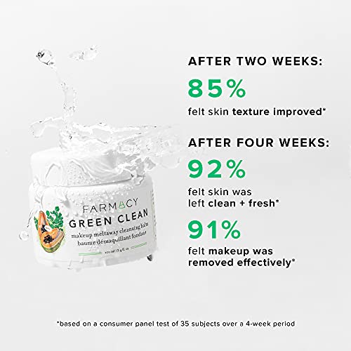 Farmacy Natural Makeup Remover - Green Clean Makeup Meltaway Cleansing Balm -...