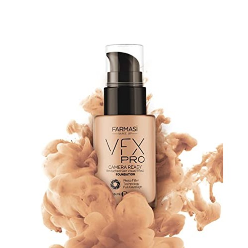 FARMASi Full Coverage Foundation Makeup, 30 mL Liquid Cream, Lightweight Long...