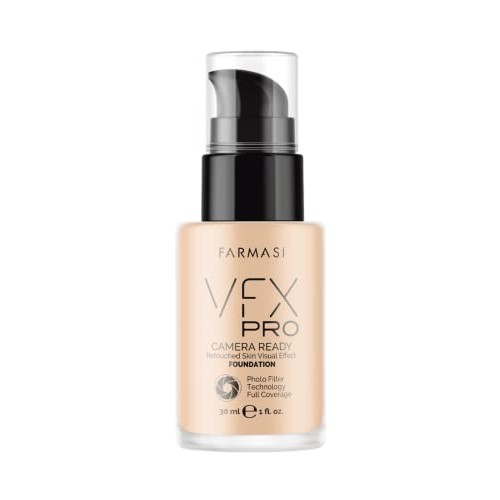 FARMASi Full Coverage Foundation Makeup, 30 mL Liquid Cream, Lightweight Long...