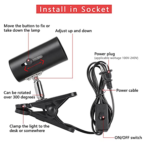 Red Light Therapy Lamp, FARRIDE 36W Infrared Light Therapy Device with Adjust...