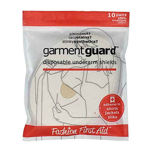 Garment Guard: The Original Disposable Adhesive COTTON Underarm Sweat Pads, U...
