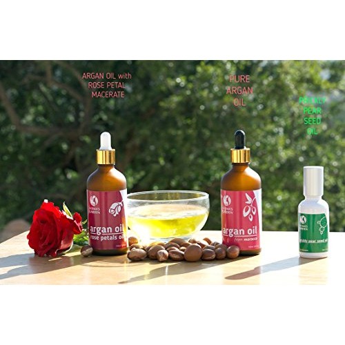 Prickly Pear Seed Oil by Fatima's Garden for Face, Hair, Skin, & Nails, USDA ...
