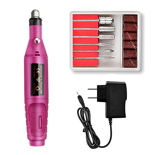 Electric Nail Drill Manicure & Pedicure Care Set，Mini Nail Kit System for Bu...