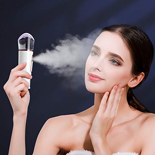 FATUXZ Handy Nano Mist Sprayer with Skin Analyzer Moisture Tester, Portable F...