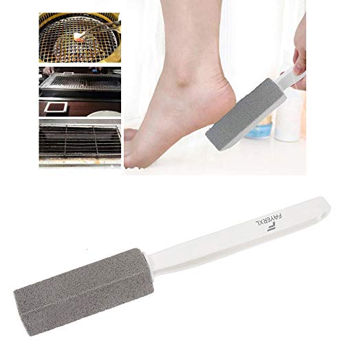 FAYERXL Toilet Pumice Stone with Extra Long Handle,Limescale Remover,Brush Wa...