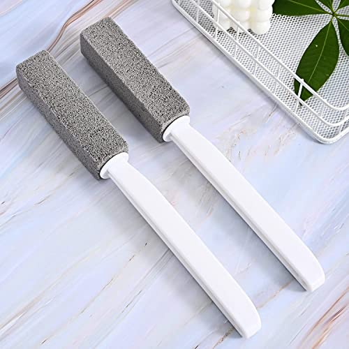 FAZMoss [2 Pack] Pumice Cleaning Stone Toilet Bowl with Extra Long Handle for...