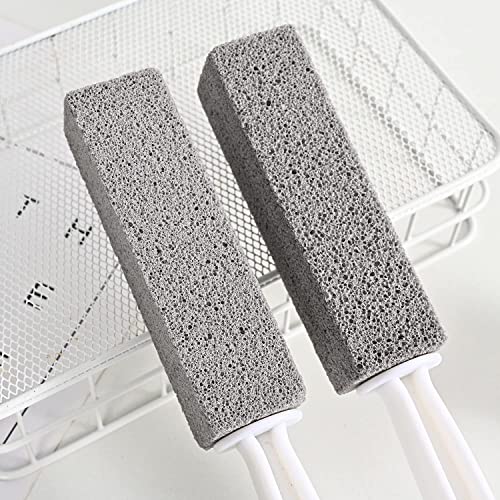 FAZMoss [2 Pack] Pumice Cleaning Stone Toilet Bowl with Extra Long Handle for...