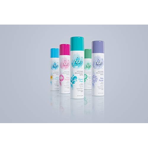 FDS Intimate Deodorant Spray All Day Freshness, Baby Powder - 2 oz Bottle