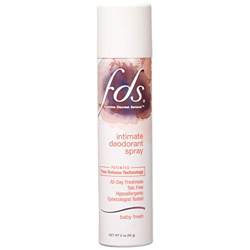 FDS Intimate Deodorant Spray Baby Fresh - 2 oz, Pack of 2