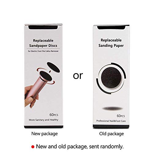 FDSF 60pcs Replacement Sandpaper Discs Pad (Regular Coarse 100 Grit) for Elec...