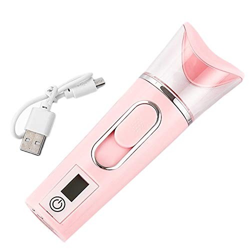FDSF LCD Display 2In1Mini Facial Steamer Skin Test USB Sprayer Deep Hydrating...