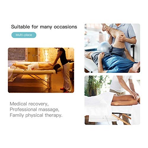 Massage Table Massage Bed Spa Bed 73 Inch Aluminium Massage Table W/Face Crad...