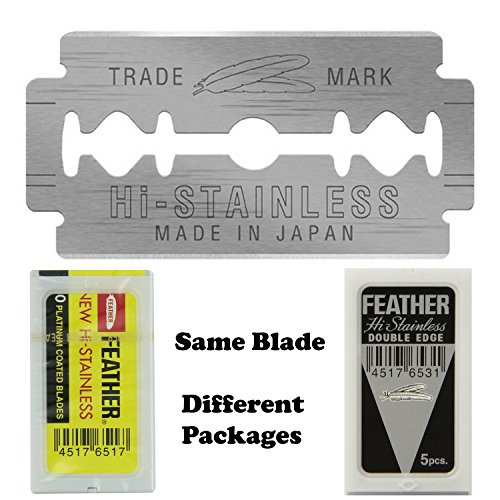 Feather Double Edge Safety Razor Blades 50 Count