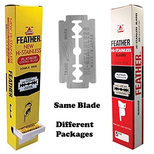 Feather Double Edge Safety Razor Blades 50 Count