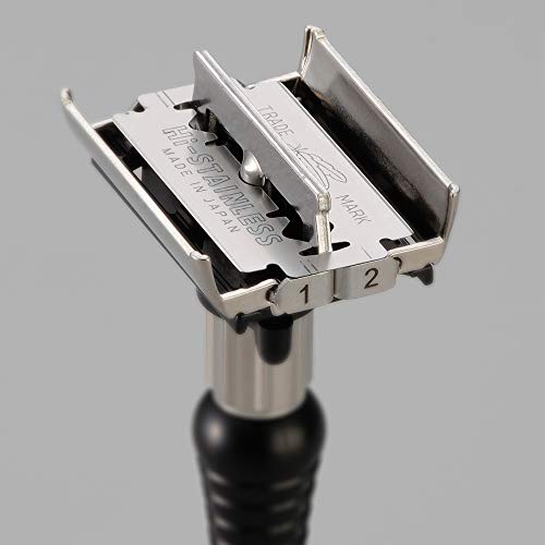 Feather Double Edge Safety Razor Blades - (50 Count) - Platinum Coated Hi-Sta...