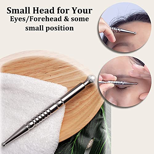 FeelFree Sport Manual Acupuncture Massage Pen - Stainless Steel Facial Reflex...