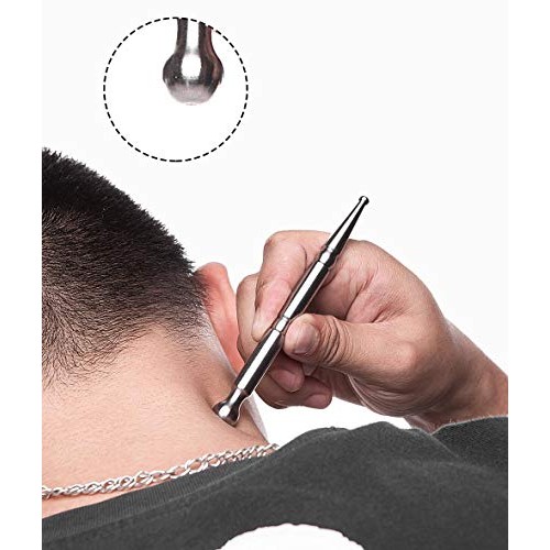 Stainless Steel Deep Tissue Massage Tool-Manual Acupuncture Pen-Trigger Point...