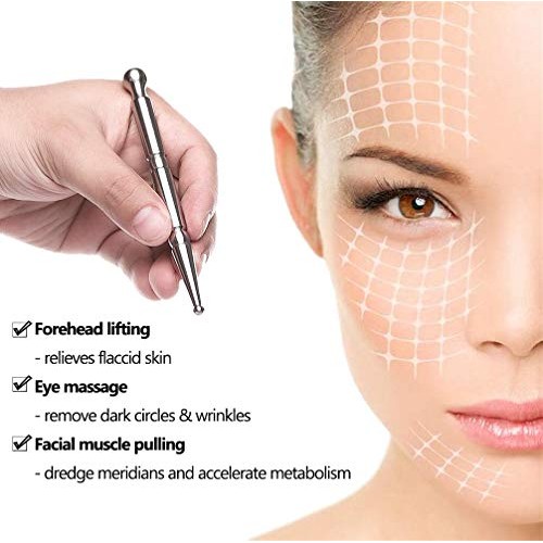 Stainless Steel Deep Tissue Massage Tool-Manual Acupuncture Pen-Trigger Point...