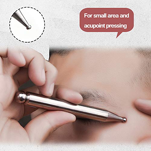 Stainless Steel Manual Acupuncture Pen-Deep Tissue Massage Tool- Reflexology ...