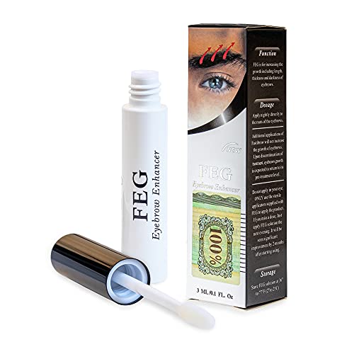 FEG Eyebrow Eye Brow Growth Length Thickness Darkness Enhancer Serum 100% Nat...