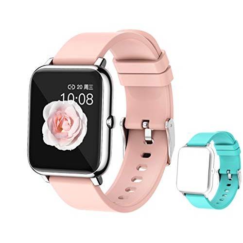 feifuns Smart Watch,1.4" LCD Full Touch Screen Fitness Tracker with Heart Rat...