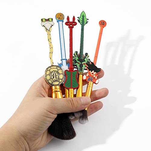 Professional Dragon Ball Z Makeup Brushes- 5pcs Cosmetic Anime Peripheral Dra...