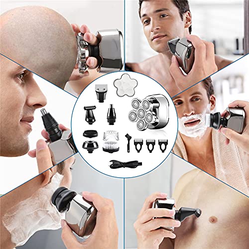 Head Shaver for Bald Men, Electric Razor for Head Shaving Wet and Dry, Rechar...