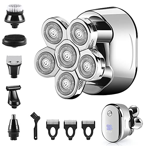 Head Shaver for Bald Men, Electric Razor for Head Shaving Wet and Dry, Rechar...