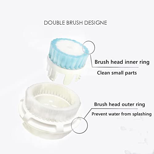 6pack Compatible with Facial Cleansing Brush Head Replacements, Sensitive Fac...