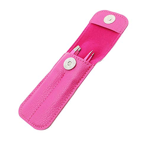 Precision Tweezers for Eyebrows - FEITA Professional Stainless Steel Slant & ...