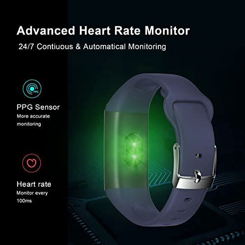 Fitness Tracker HR, Activity Fitness Trackers with Body Temperature Heart Rat...