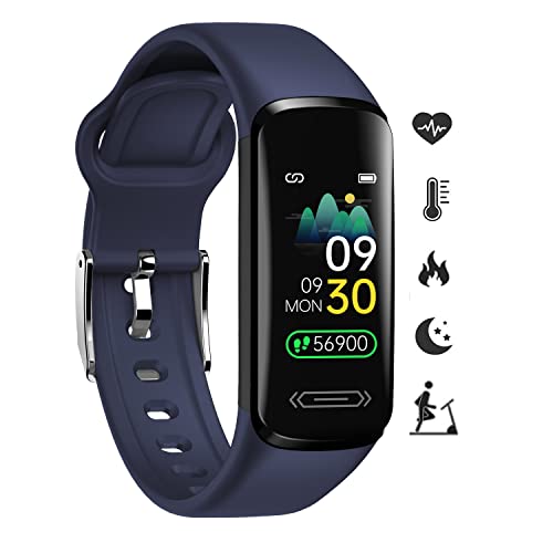 Fitness Tracker HR, Activity Fitness Trackers with Body Temperature Heart Rat...