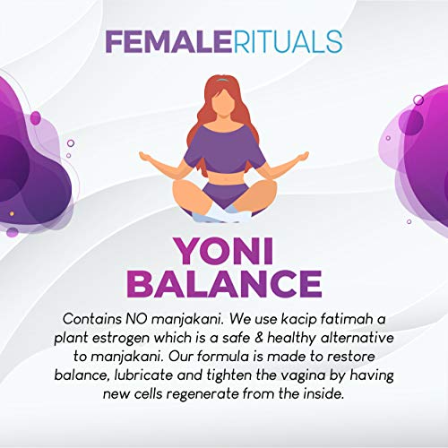Female Rituals Yoni Balance Vaginal Tightening Pills with Kacip Fatimah, No T...