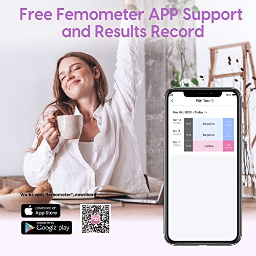 femometer® 3-Count FSH Menopause Test Kit at Home for Women